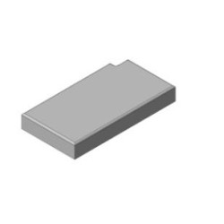 Žárobetonová deska spodní, pravá IMPRESSION 3G 59.44.14